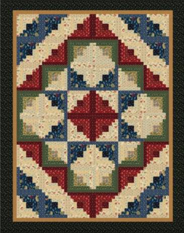 VINTAGE CHARM - Log Cabin Star