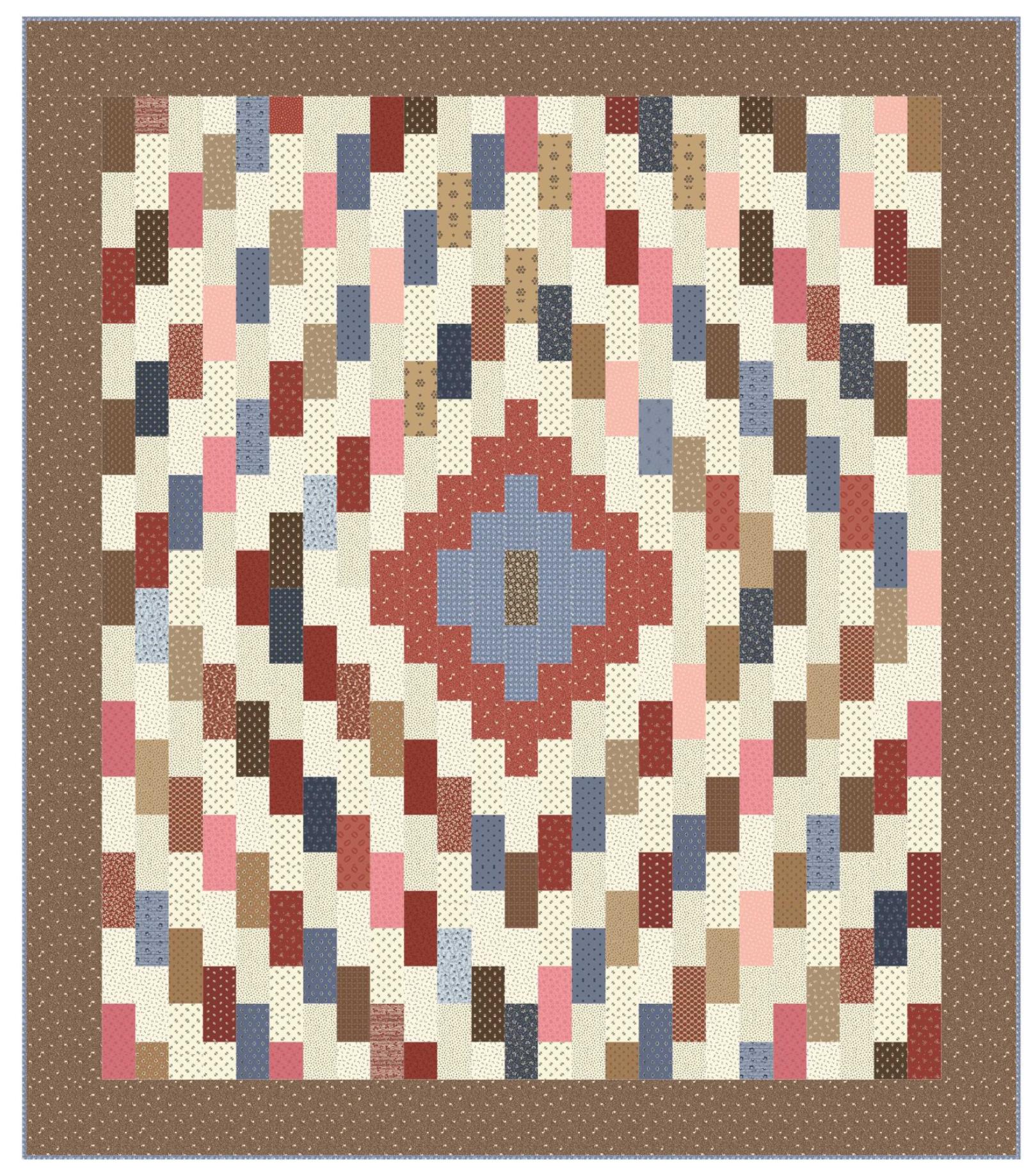 CURATED COTTONS - Bayberry Bricks