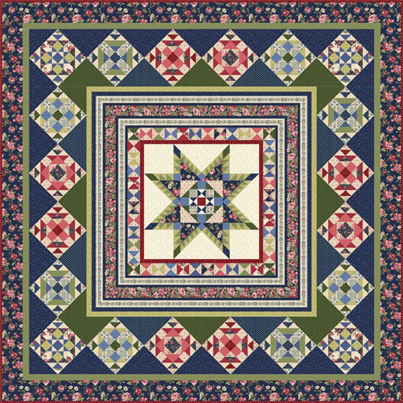 MIDNIGHT MEADOW MEDALLION BOM