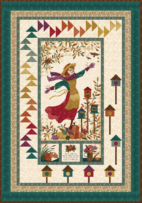 SCARECROW'S FLY AWAY SONG QUILT
