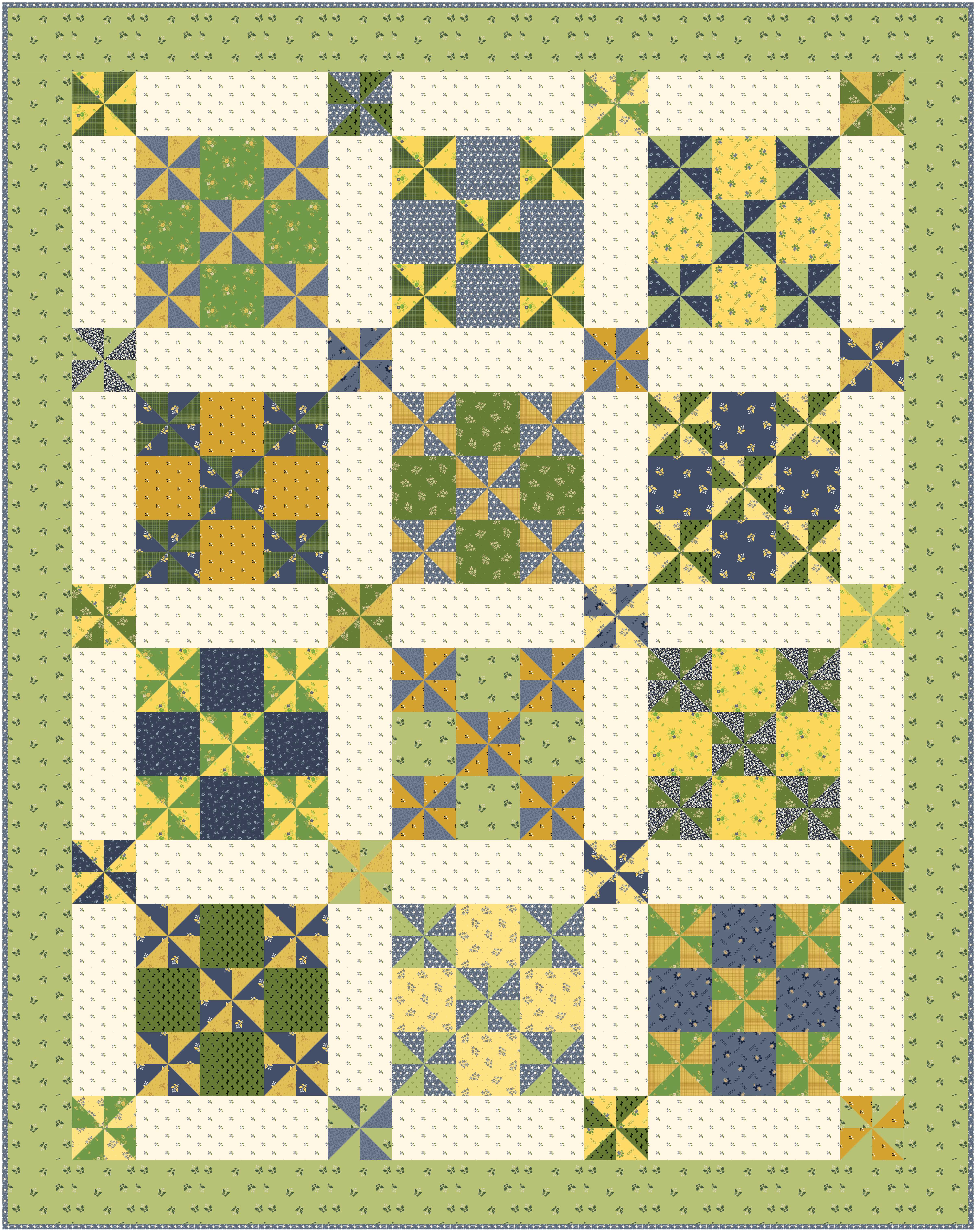 WOOF AND WARP Pinwheel Picnic