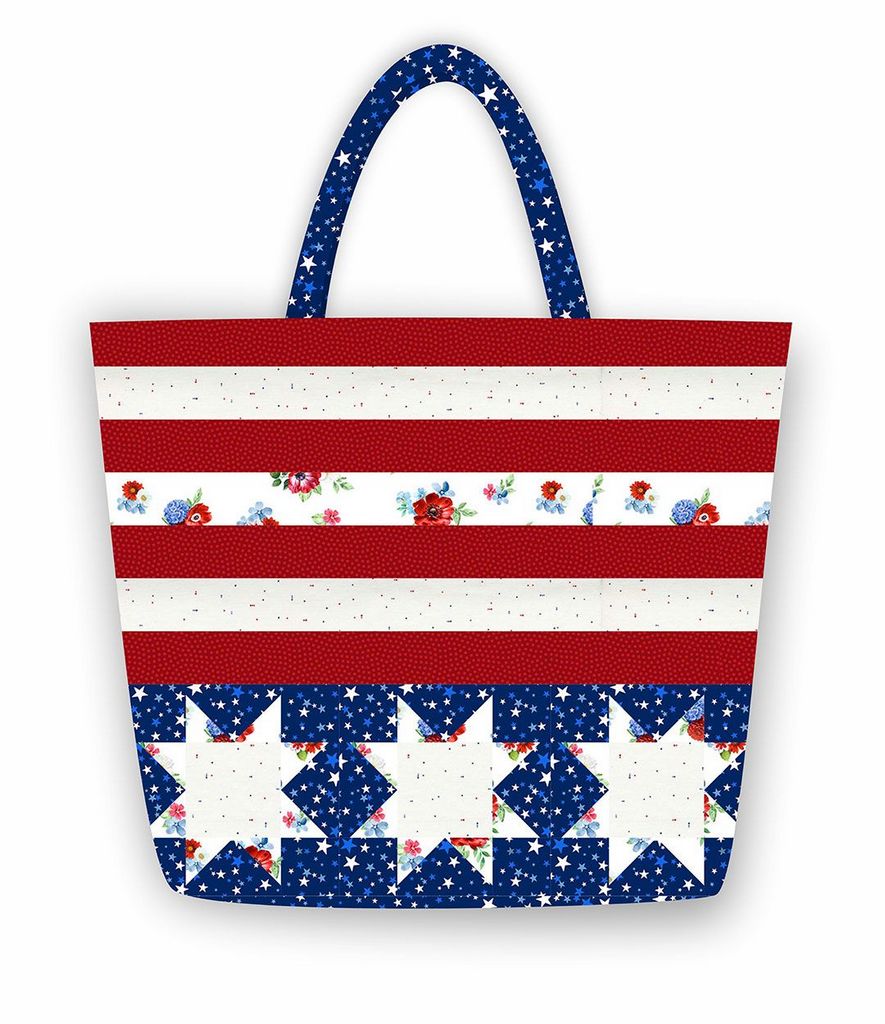 STARS AND BARS TOTE