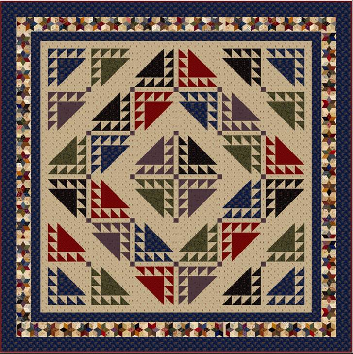 PAM'S PATCHWOK STARS-Quilt 1
