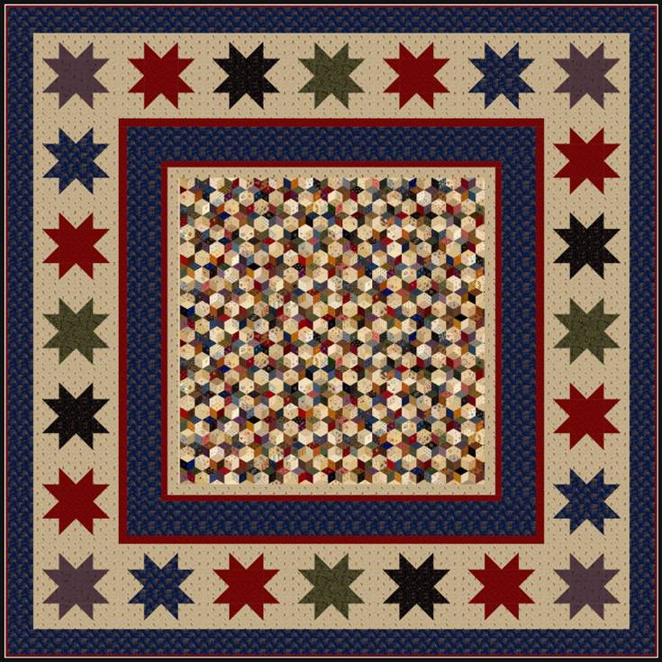 PAM'S PATCHWORK STARS-Quilt 2