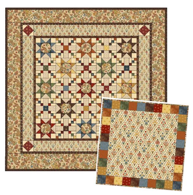TREASURED PAST -Quilt & Pillow