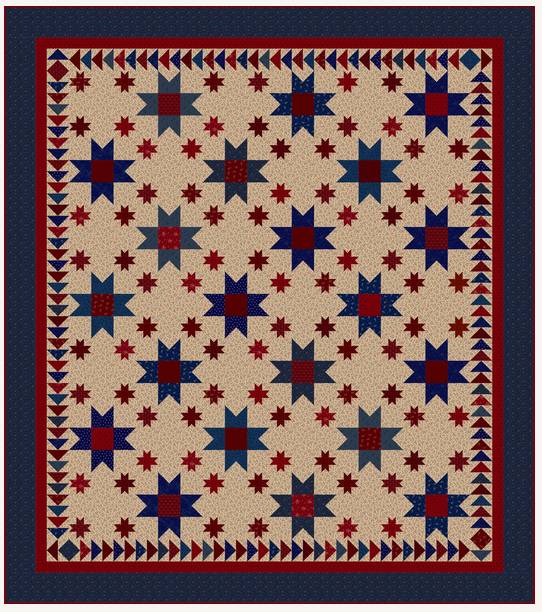BETSY'S NEEDLEWORK - Patriotic Stars